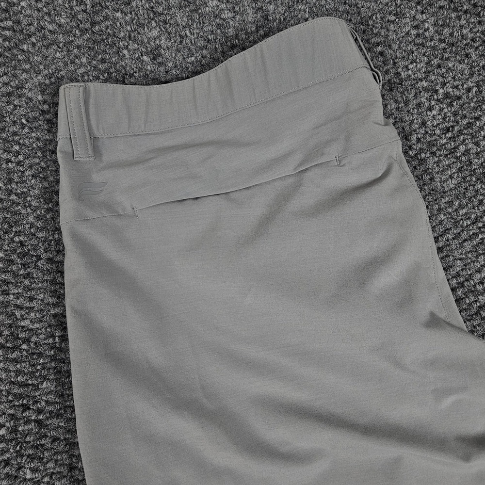 Fabletics XL Mens Light Gray Athletic Golf Training Performance Pants Drawstring